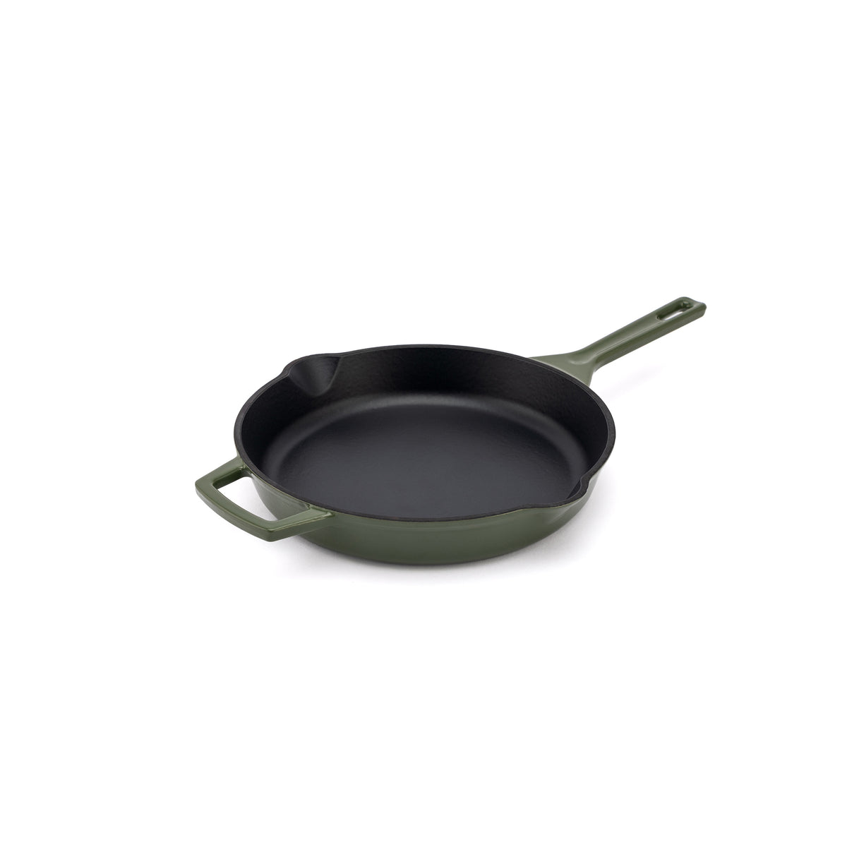 Smaltovaná litinová pánev Ember 26 cm - olivově zelená