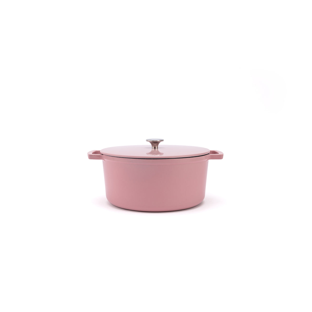 Emaliowany żeliwny garnek Ember 24 cm różowy