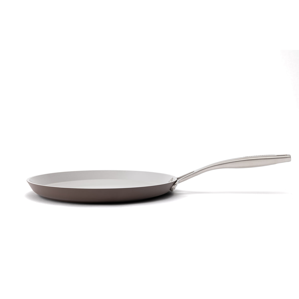 Nieprzywierająca ceramiczna patelnia do naleśników Zen Ø 26 cm - brązowa