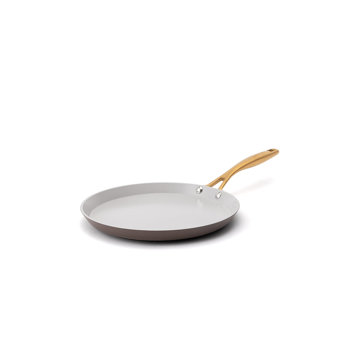 Nieprzywierająca ceramiczna patelnia do naleśników Zen Ø 26 cm - brązowo-złota