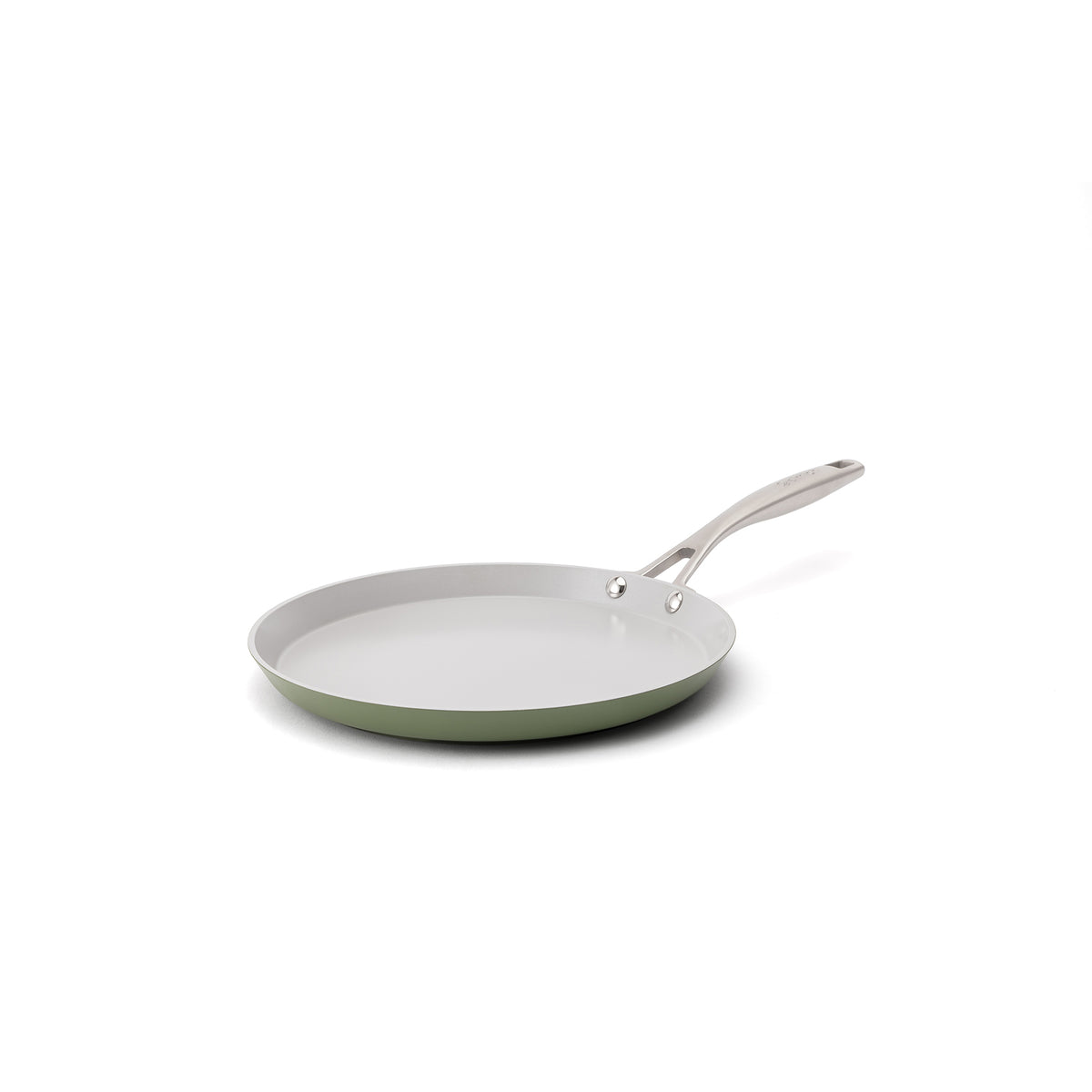 Nepřilnavá keramická palačinková pánev Zen Ø 26 cm - olivově zelená