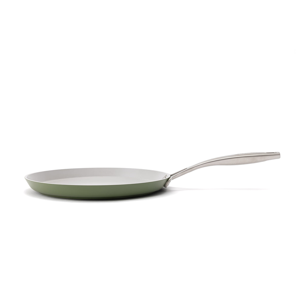 Nepřilnavá keramická palačinková pánev Zen Ø 26 cm - olivově zelená