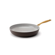 Nieprzywierająca patelnia ceramiczna Zen Ø 26 cm – brązowo-złota