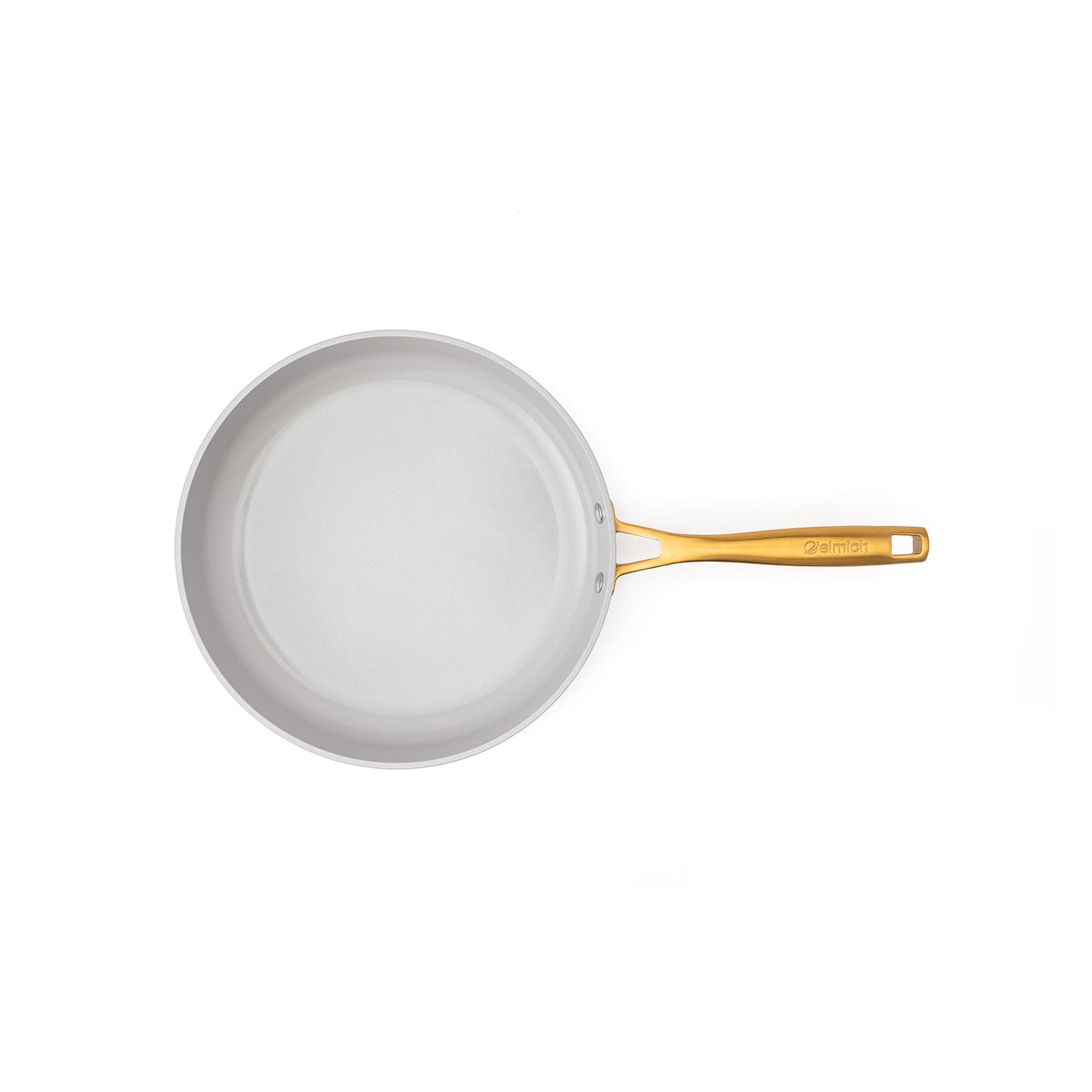 Nieprzywierająca patelnia ceramiczna Zen Ø 26 cm – brązowo-złota