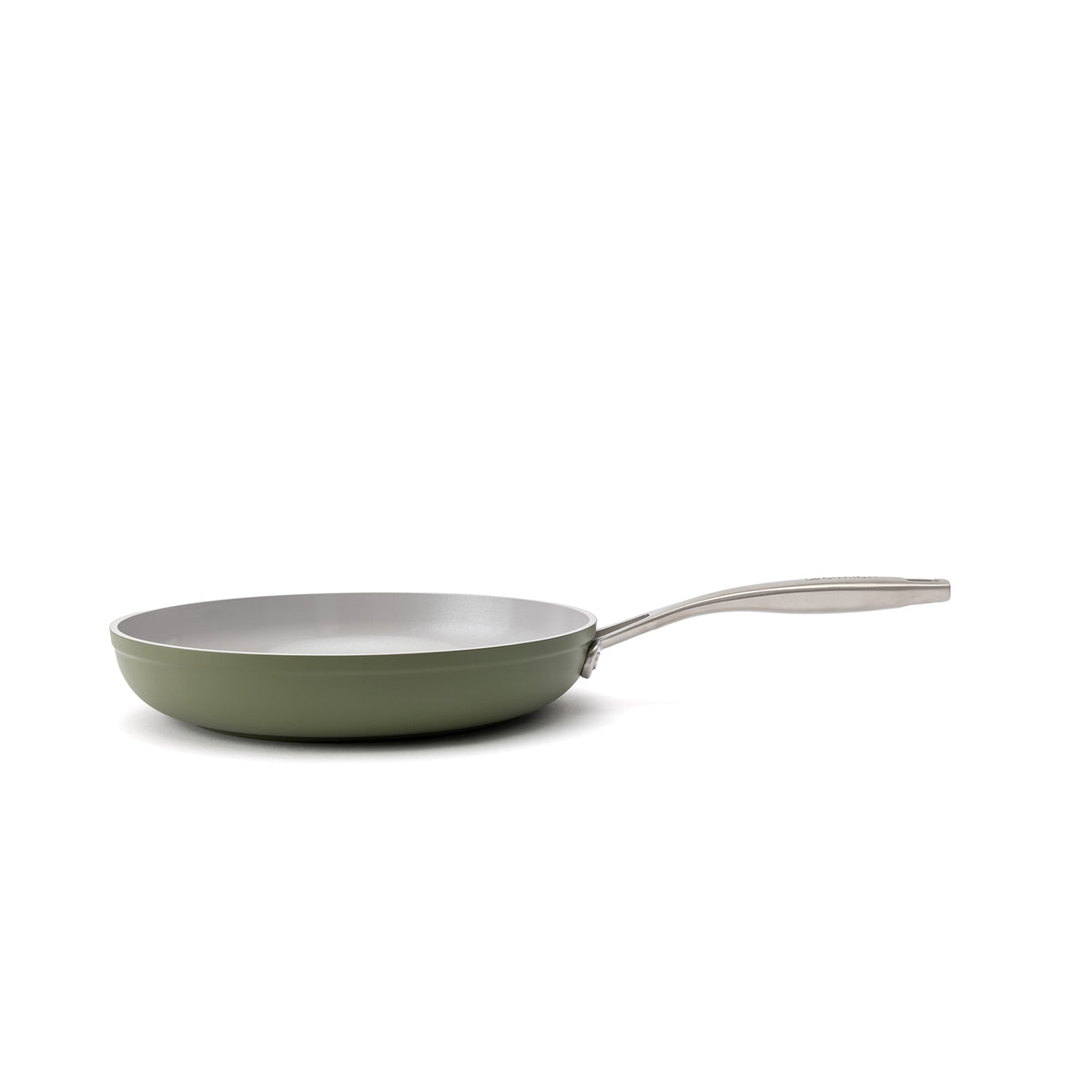 Nieprzywierająca patelnia ceramiczna Zen Ø 26 cm – oliwkowozielona