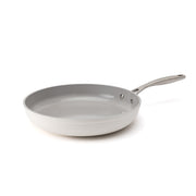 Patelnia ceramiczna Zen Ø 28 cm z powłoką nieprzywierającą – kremowobiała