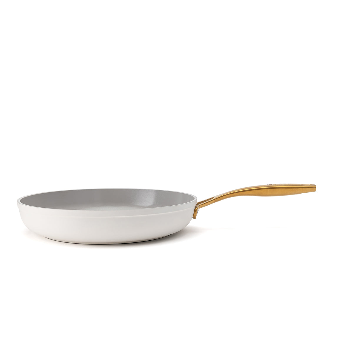 Patelnia ceramiczna Zen Ø 28 cm z powłoką nieprzywierającą – kremowozłota