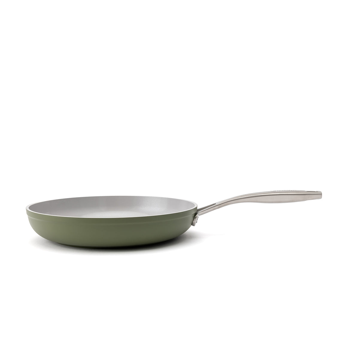 Nieprzywierająca patelnia ceramiczna Zen Ø 28 cm – oliwkowozielona