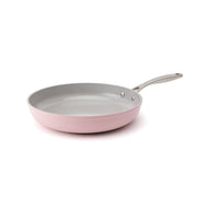 Nieprzywierająca patelnia ceramiczna Zen Ø 28 cm – różowa