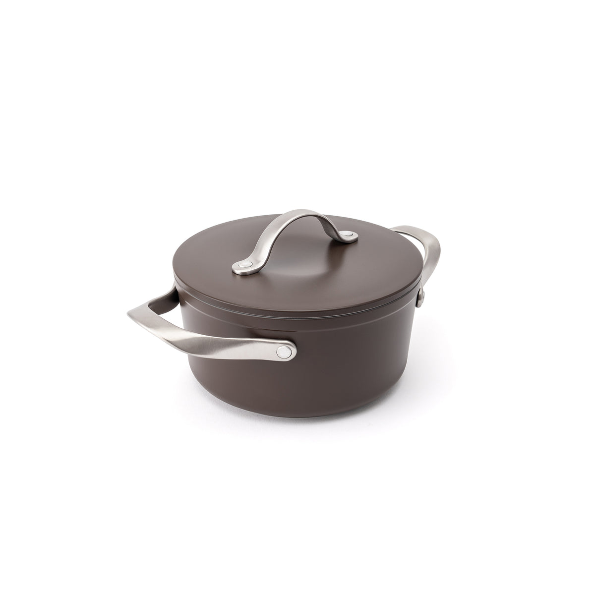Nieprzywierający ceramiczny garnek Zen Ø 18 cm – brązowy