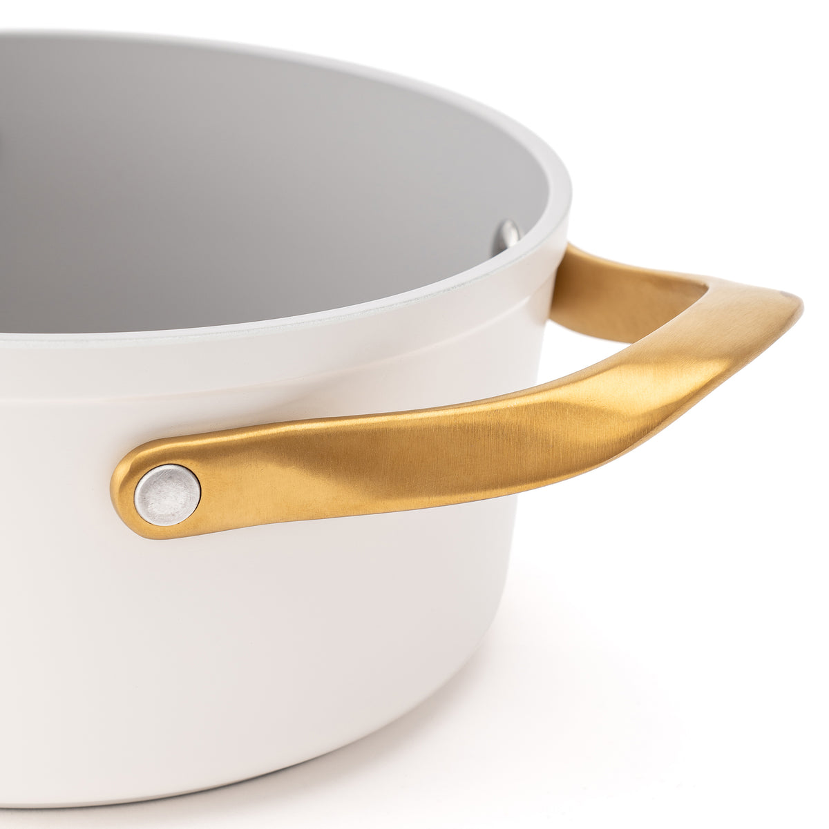 Nepřilnavý keramický hrnec Zen Ø 18 cm - krémovo zlatá