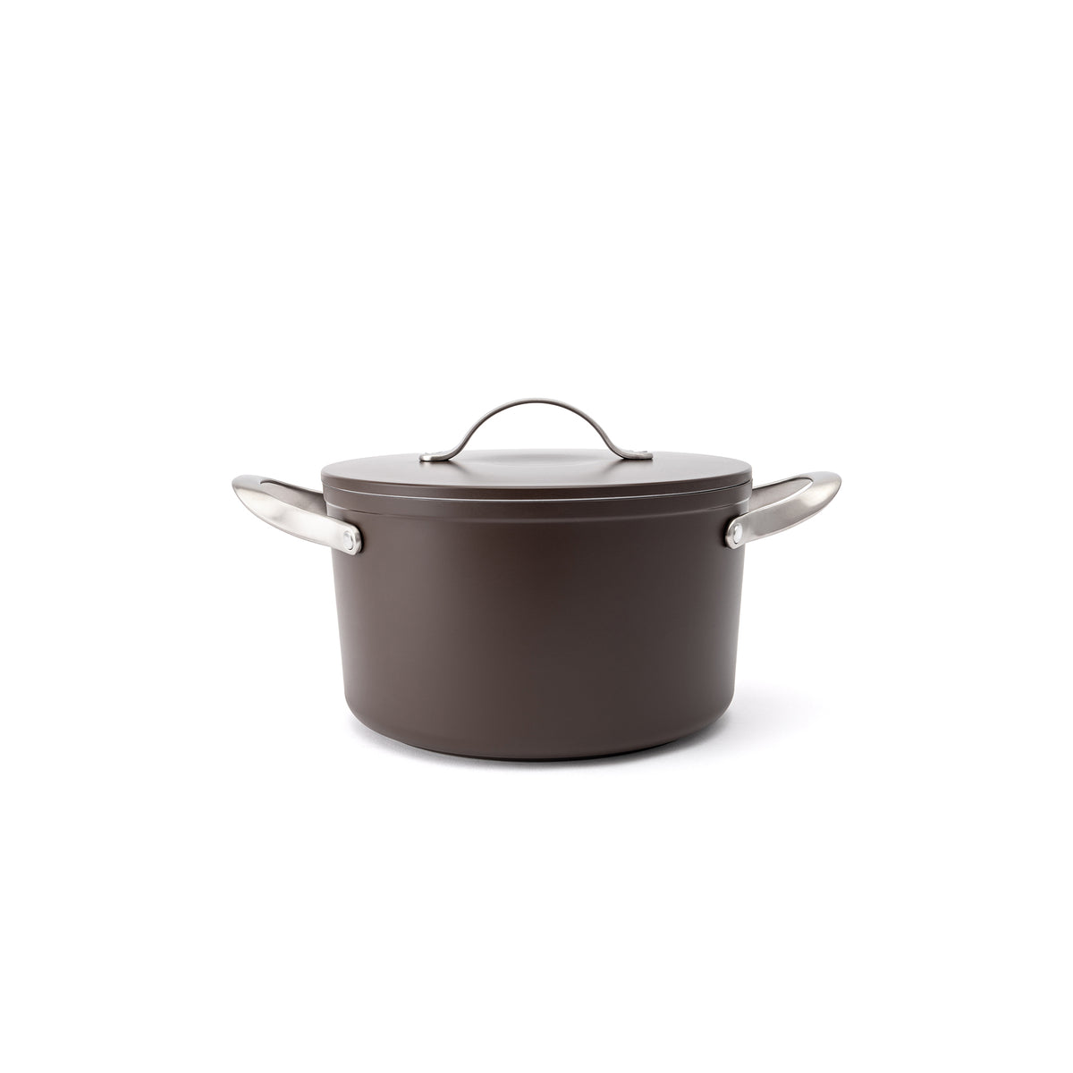 Nieprzywierający garnek ceramiczny Zen Ø 20 cm – brązowy