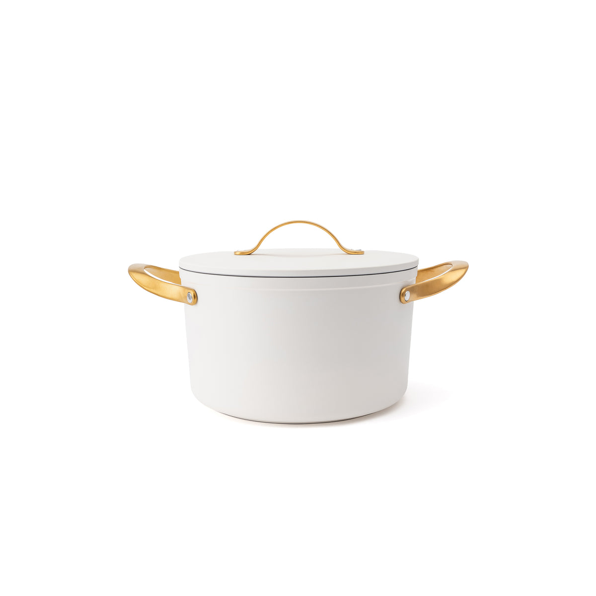 Nieprzywierający garnek ceramiczny Zen Ø 20 cm – kremowo-złoty