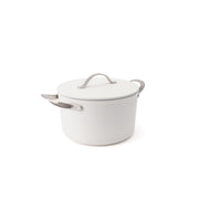Nieprzywierający ceramiczny garnek Zen Ø 20 cm – kremowobiały