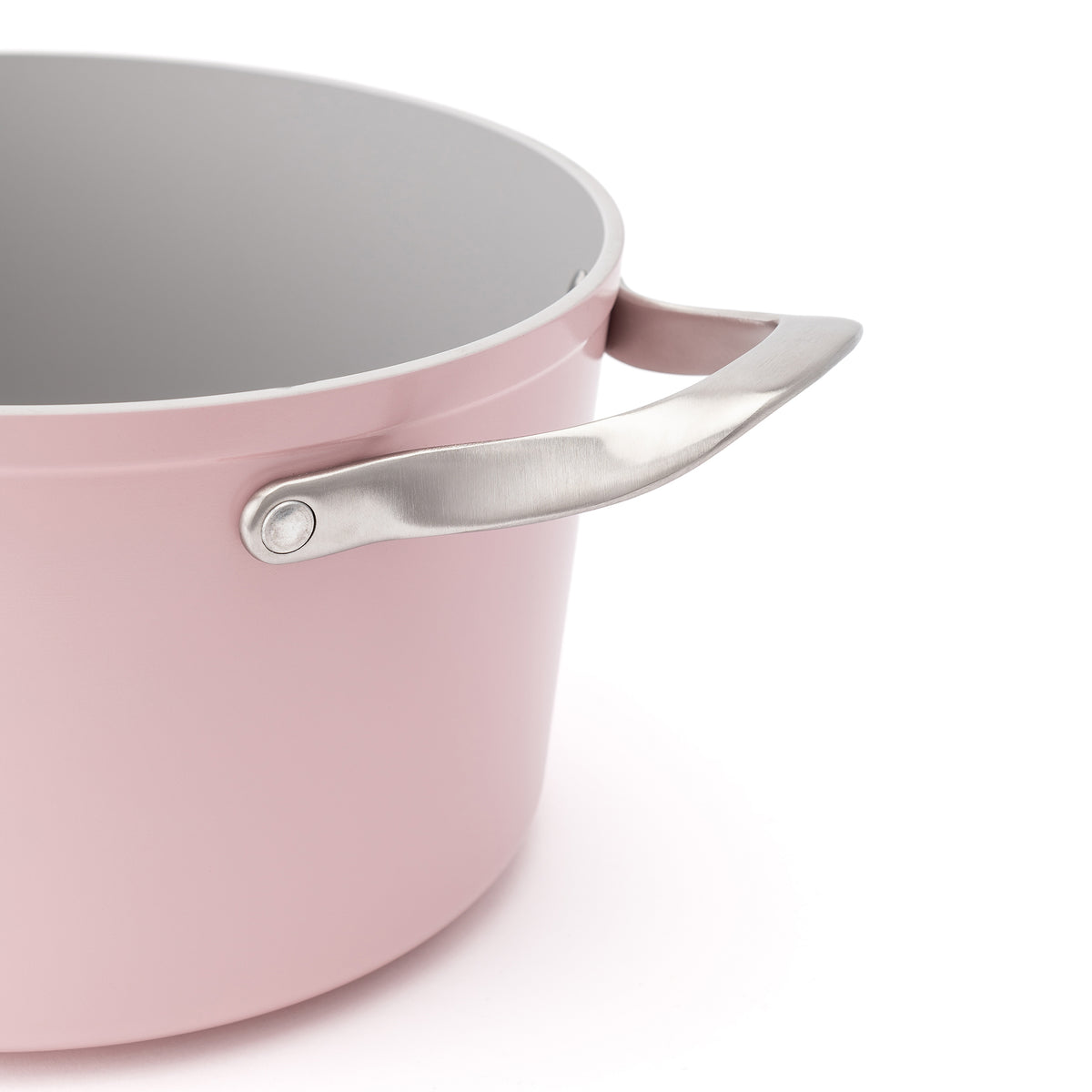 Nieprzywierający garnek ceramiczny Zen Ø 20 cm – różowy