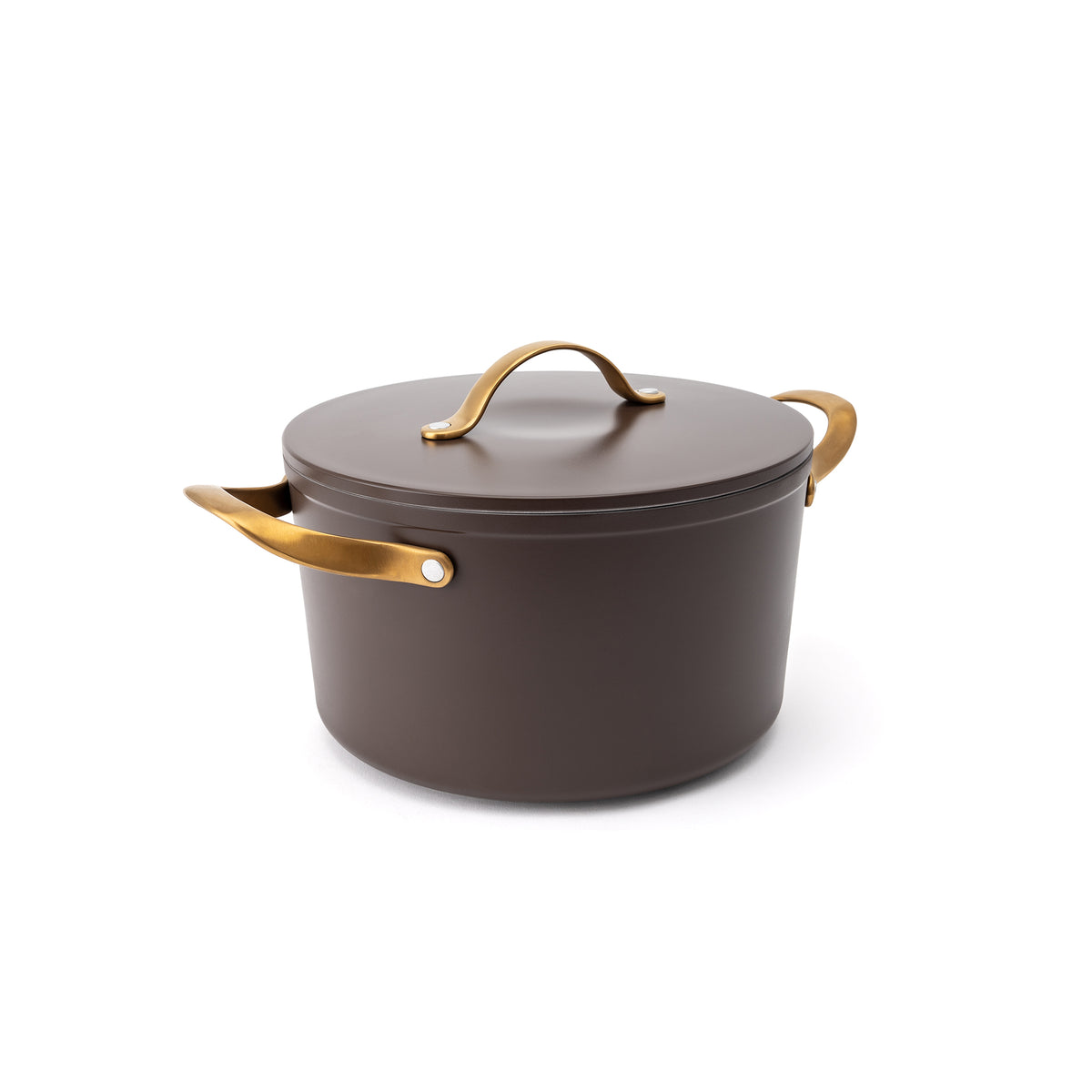 Nieprzywierający garnek ceramiczny Zen Ø 24 cm – brązowo-złoty