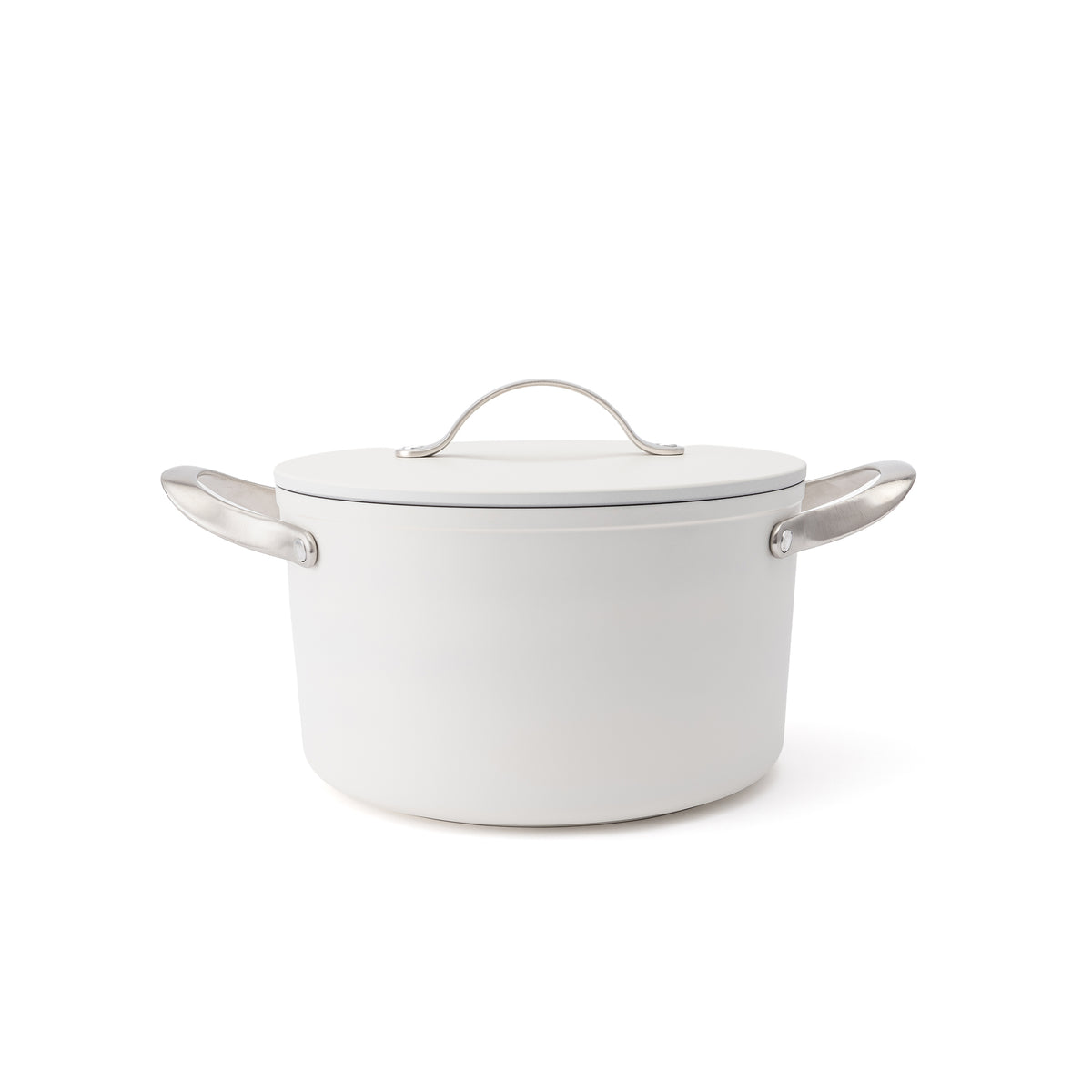 Nieprzywierający garnek ceramiczny Zen Ø 24 cm – kremowobiały
