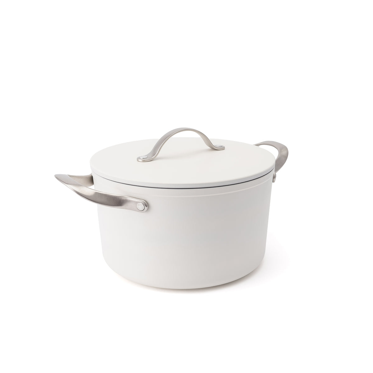 Nieprzywierający garnek ceramiczny Zen Ø 24 cm – kremowobiały