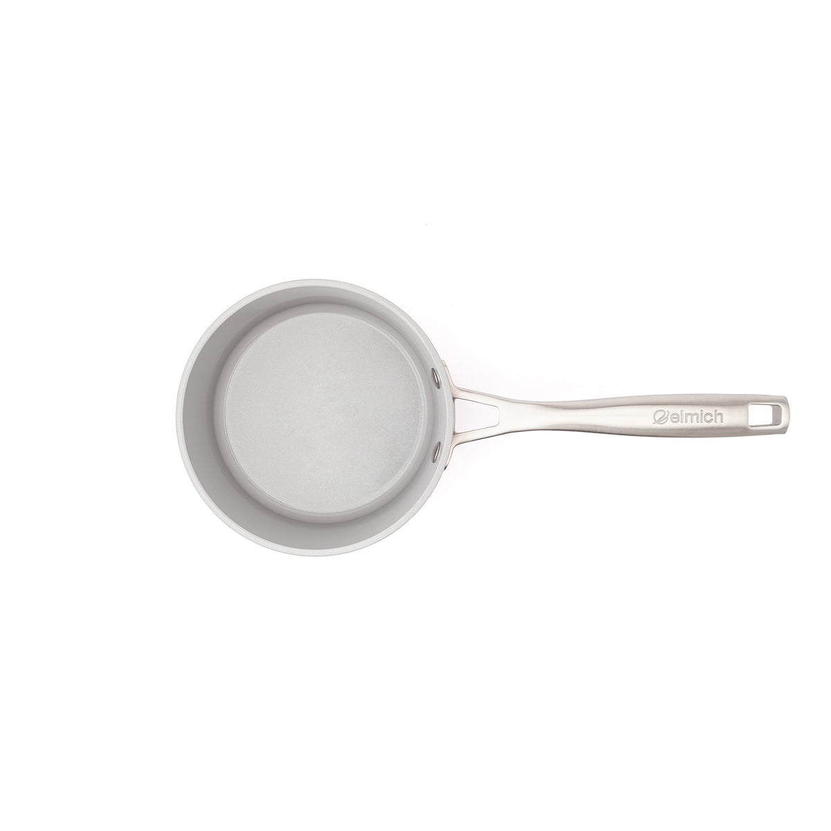 Nieprzywierający ceramiczny rondelek Zen Ø 16 cm - brązowy