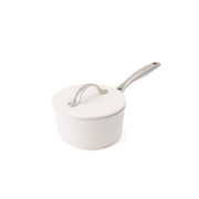 Nieprzywierający ceramiczny rondelek Zen Ø 16 cm - kremowobiały