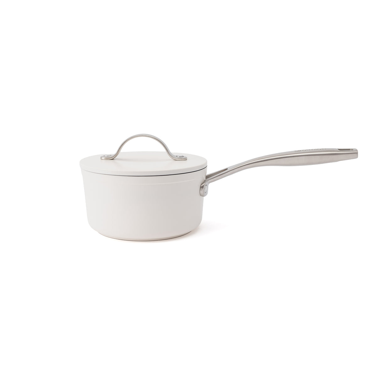 Nieprzywierający ceramiczny rondelek Zen Ø 16 cm - kremowobiały