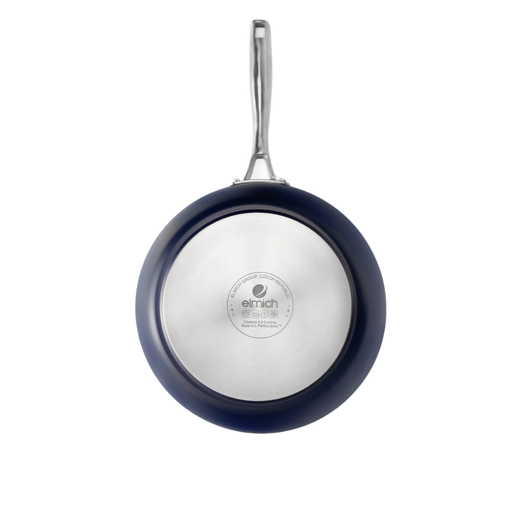 Wok pánev Vital s nepřilnavým keramickým povrchem Ø 30 cm tmavě modrá 30 cm / Tmavě modrá